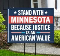 Abolish ICE Yard Sign, Keep the Immigrants, Deport the Racists Lawn Sign, Anti-Trump, Resist Fascism Yard Sign with Metal H-Stake