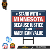 Abolish ICE Yard Sign, Keep the Immigrants, Deport the Racists Lawn Sign, Anti-Trump, Resist Fascism Yard Sign with Metal H-Stake