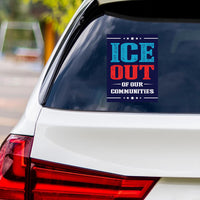 Abolish ICE No One Is Illegal Protest Vinyl Sticker, Resist Hate Decal, Anti-Trump Resistance, Resist Fascism Car Bumper Sticker, 6" x 4.5"