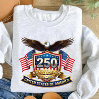 Semiquincentennial Logo Shirt, 250th Anniversary USA Shirt, 250th USA Eagle Flag Tee, American Flag 250 Shirt, Patriotic Gifts