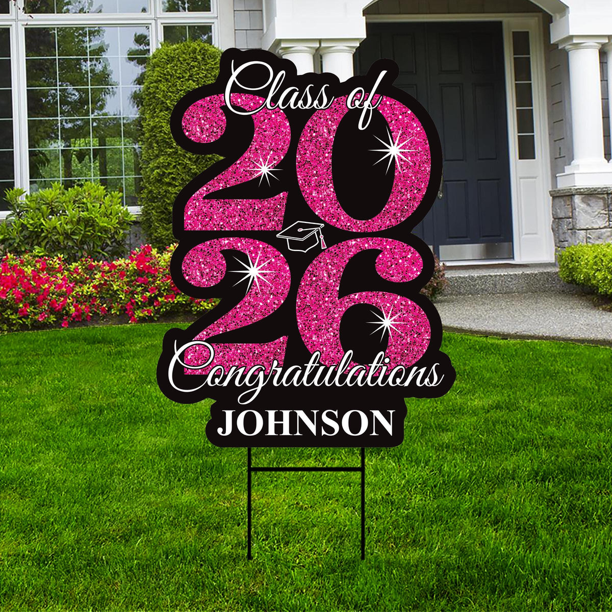 Personalized Graduation Yard Sign 2026 - Grad Sign, Class of 2026 Lawn ...