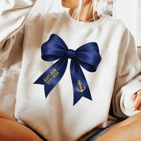 Navy Family Graduation Shirt, Coquette Bow Shirt, Custom Date Navy Tee, Navy Mom Shirt, Proud Navy Family Shirt, Navy Gifts