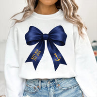 Navy Family Graduation Shirt, Coquette Bow Shirt, Custom Date Navy Tee, Navy Mom Shirt, Proud Navy Family Shirt, Navy Gifts