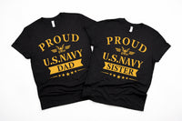 Personalized Navy Military Shirt, Custom Proud Navy Family Shirt, Navy Boot Camp Tee, Military Family Shirt, Military Gifts, Families Gifts