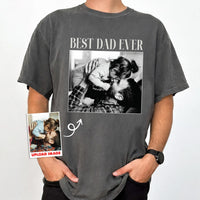 Custom Photo Dad Shirt, Personalized Dad Picture Shirt, Dad Photo Tee, Christmas Gift for Dad Shirt, Grandpa Photo Shirt, Dad Gifts