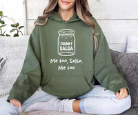 Funny Chunky Salsa Shirt, Me Too Salsa Shirt, Cute Food Humor Tee, Trendy Salsa Graphic Shirt, Unisex Funny Salsa Shirt, Foodie Gifts