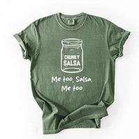 Funny Chunky Salsa Shirt, Me Too Salsa Shirt, Cute Food Humor Tee, Trendy Salsa Graphic Shirt, Unisex Funny Salsa Shirt, Foodie Gifts