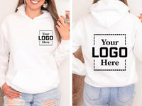 Custom Logo Hoodie, Your Business Logo Shirt, Front and Back Logo Tee, Team Logo Shirt, Company Logo Shirt, Business Gifts, Front Back