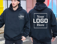 Custom Logo Hoodie, Your Business Logo Shirt, Front and Back Logo Tee, Team Logo Shirt, Company Logo Shirt, Business Gifts, Front Back