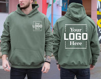 Custom Logo Hoodie, Your Business Logo Shirt, Front and Back Logo Tee, Team Logo Shirt, Company Logo Shirt, Business Gifts, Front Back
