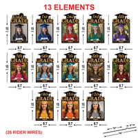 Custom Graduation Photo Yard Signs, Kinder to 12th Grade Graduation Yard Decor, Class of 2026 Picture Lawn Signs, School Grad Party Decor