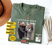 Custom Shirt, Custom Logo Shirt, Personalized Company Text Tee, Photo Custom Shirt, Matching Custom Gift Shirt, Bachelorette Gifts