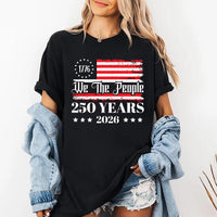 250th America Anniversary Sweatshirt, US 250 Years Shirt, We The People Tee, Vintage Independence Day Shirt, Patriotic USA Flag Shirt