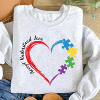 Autism Accept Understand Love Shirt, Autism Awareness Teacher Shirt, Puzzle Autism Tee, Support Autism Shirt, Awareness Gifts, Teachers Gift