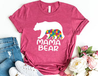 Autism Mama Bear Sweatshirt, Autism Awareness Shirt, Autism Mom Tee, Special Ed Mom Shirt, Autism Mother Shirt, Autism Gifts, Gifts for Moms