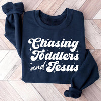Chasing Toddlers and Jesus Shirt, Christian Mom Shirt, Faith Mom Tee, Jesus Lover Shirt, Mother’s Day Christian Shirt, Gifts for Moms