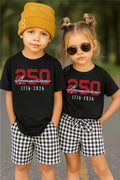 America 250th Anniversary Kids Shirt, US 250 Years Shirt, Independence Day Kids Tee, Patriotic Toddler Shirt, Fourth of July Gifts