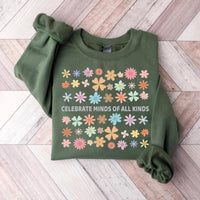 Celebrate Minds of All Kinds Shirt, SPED Teacher Shirt, Autism Teacher Tee, Neurodiversity School Shirt, Unisex Special Education Shirt
