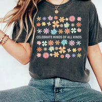 Celebrate Minds of All Kinds Shirt, SPED Teacher Shirt, Autism Teacher Tee, Neurodiversity School Shirt, Unisex Special Education Shirt