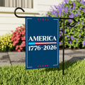 250 Years American Garden Flag, Patriotic 250th Anniversary Yard Flag, Celebrate Independence, Liberty National Pride Garden Decor
