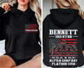 Custom Military Graduation Hoodie, Family Day Boot Camp Shirt, Proud Military Family Tee, Bootcamp Support Tee, Graduation Gifts, Front Back