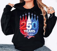250 Years American 1776 2026 Shirt, 250th USA Patriotic Shirt, 4th of July Tee, America 250 Celebration Shirt, USA Shirt, Patriotic Gifts