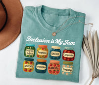 Inclusion Is My Jam Shirt, Neurodiversity Teacher Shirt, Special Education Tee, Autism Awareness Shirt, Teacher Gift, Gift for Educators
