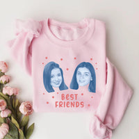 Personalized Best Friend Shirt, Custom Photo Bestie Shirt, Friendship Gift Tee, Birthday Gift for Friend Shirt, Gifts for Friends