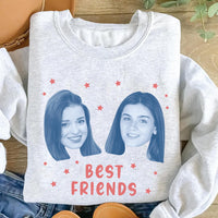 Personalized Best Friend Shirt, Custom Photo Bestie Shirt, Friendship Gift Tee, Birthday Gift for Friend Shirt, Gifts for Friends