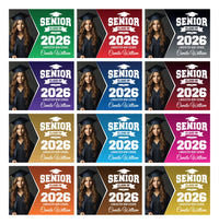 Personalized Graduation Yard Sign 2026 with Photo - Grad Sign, Class of 2026, Custom Graduation 2026 Yard Sign with Metal H-Stake
