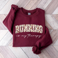 Running Is My Therapy Shirt, Funny Running Shirt, Marathon Team Tee, Race Day Runner Shirt, Unisex Runner Shirt, Running Gifts