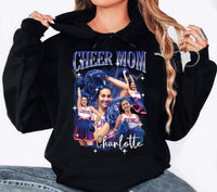 Personalized Cheer Mom Shirt, Custom Photo Cheer Mama Shirt, Game Day Cheerleading Tee, Cheer Mom Picture Shirt, Cheer Gifts, Gifts for Moms