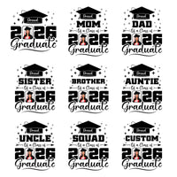 Proud Family Graduate Shirt, Senior 2026 Gift, Graduation Family Tee, Class of 2026 Shirt, Senior Shirt, Graduation Gifts, Gifts for Family