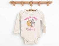 Family Safari Birthday Shirt, Wild One Floral Theme Shirt, Safari Birthday Tee, Jungle Family Matching Shirt, Birthday Gifts for Family