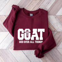 G.O.A.T God Over All Things Shirt, God Over All Things Christian Shirt, Faith Quote Tee, Religious Christian Shirt, Christian Gifts