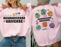 Autism Awareness Shirt, Neurodiverse Universe Shirt, Sped Teacher Tee, Space Neurodiversity Shirt, Special Education Shirt, Front Back