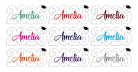 Personalized 2026 Graduation Sign, PVC Custom Name Senior Graduation Party Prop Sign, High School College University School Graduation Gift