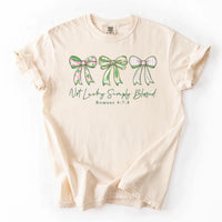 Not Lucky Simply Blessed Shirt, Retro Coquette Patrick Shirt, Preppy Lucky Shamrock Tee, Retro Patrick Shirt, Lucky Charm Shirt