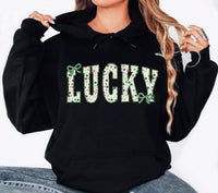 Coquette Lucky St Patrick’s Day Shirt, Preppy St Patricks Day Shirt, Pink Shamrock Tee, Retro Lucky Shirt, Unisex St Patty’s Shirt