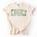 Coquette Lucky St Patrick’s Day Shirt, Preppy St Patricks Day Shirt, Pink Shamrock Tee, Retro Lucky Shirt, Unisex St Patty’s Shirt