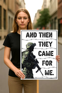 Abolish ICE No One Is Illegal Protest Sign, No Kings In America, Anti-Trump Resistance Political Protest Poster, Resist Fascism Rally Sign
