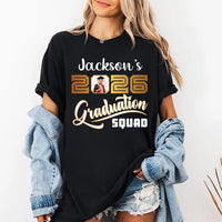 Custom Photo Graduation 2026 Shirt, Matching Family Graduate Shirt, Senior 2026 Tee, Graduation Party Shirt, Class of 2026 Gift, Family Gift