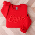 Custom 3D Puff Print Team Name Sweatshirt, Personalized Puff Writing Sweatshirt, Embossed Mascot Tee, 3D Glitter Puff Print, School Sports Shirt