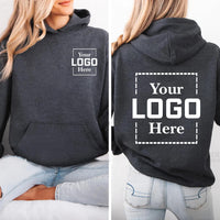 Custom Logo Hoodie, Your Business Logo Shirt, Front and Back Logo Tee, Team Logo Shirt, Company Logo Shirt, Business Gifts, Front Back