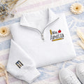 Personalized Teacher Quarter Zip Sweatshirt, Custom Embroidered Teacher Name Pullover, Daycare Staff Appreciation Gift