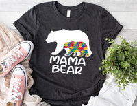 Autism Mama Bear Sweatshirt, Autism Awareness Shirt, Autism Mom Tee, Special Ed Mom Shirt, Autism Mother Shirt, Autism Gifts, Gifts for Moms