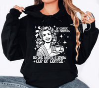 Size Matters Coffee Shirt, Funny Coffee Lover Shirt, Coffee Women Graphic Tee, Cute Coffee Lover Shirt, Coffee Gifts, Gifts for Women