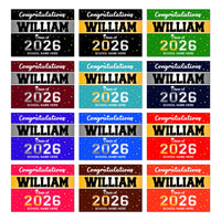 Personalized Graduation Senior Yard Sign 2026, Senior Grad Sign, Class of 2026, Custom Graduation 2026 Yard Sign with Metal H-Stake
