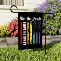 Democracy Has No Kings Garden Flag, Double Sided, No Kings In America Protest, Anti-Trump Flag, Resist Racism, Resist Fascism Flag