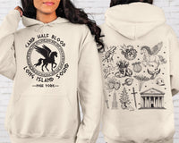 Halfblood Camp Inspired Hoodie, Demigod Camp Shirt, Mythology Fan Tee, Halfblood Chronicles Shirt, Fantasy Camp Shirt, Myth Gift, Front Back